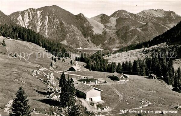 Schliersee Untere Firstalm gegen Rotwand Mangfallg