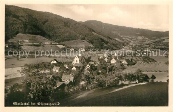 Unterglottertal Panorama Schwarzwald