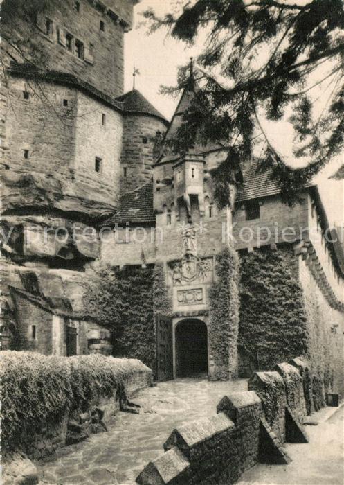 Haut-Koenigsbourg Hohkoenigsburg Porte d_entrée principale