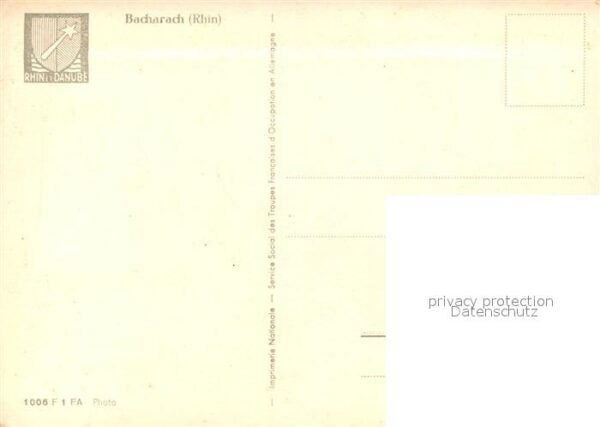 Bacharach Rhein Teilansicht Turm Kirche Wernerkapelle – Bild 2