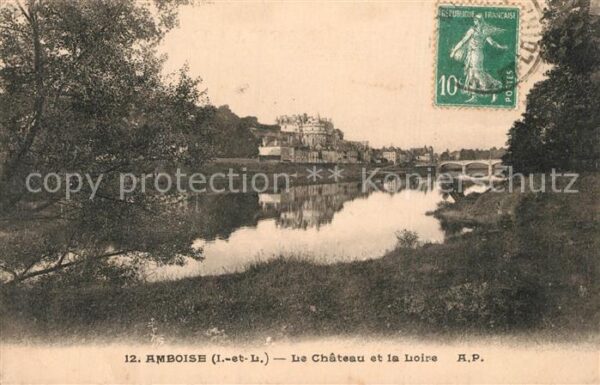 Amboise Le Chateau et la Loire