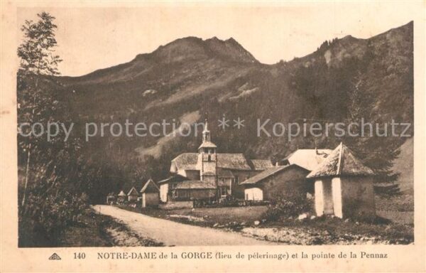Auvergne Region Notre Dame de la Gorge et la point de l