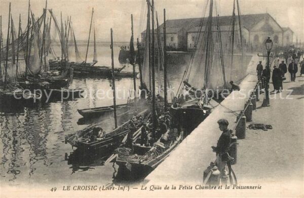 Le Croisic Le Quas de la Petite Chambre et la Pois