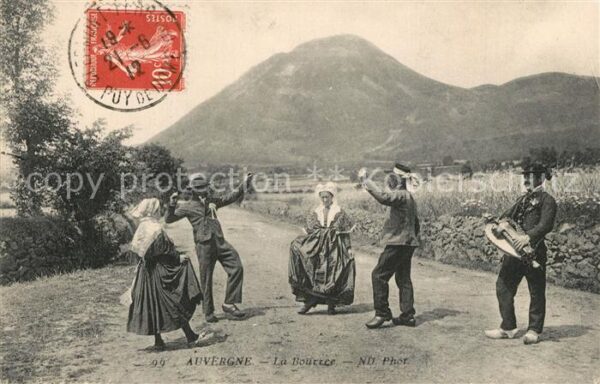 Auvergne Region La Bourree