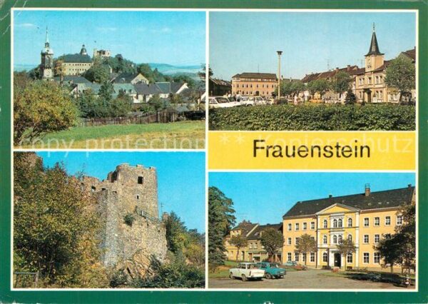 Frauenstein Brand-Erbisdorf Schloss und Burgruine Markt Polytechn O