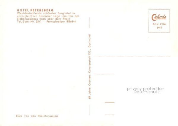 Petersberg Koenigswinter Hotel Petersberg Gastraum – Bild 2