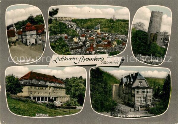 Stromberg Hunsrueck Marktplatz Fusternburg Kurhaus Haus Obe
