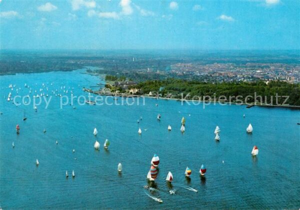Kiel Segelregatta auf der Förde Fliegeraufna