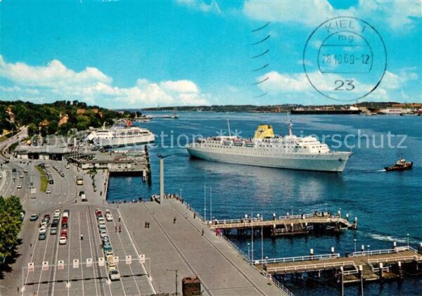 Kiel Fährschiffe am Oslo Kai