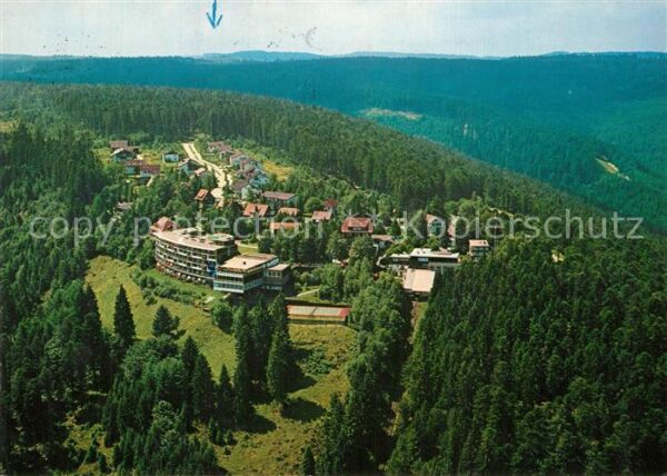 Wildbad Schwarzwald Sommerberghotel Fliegeraufnahme
