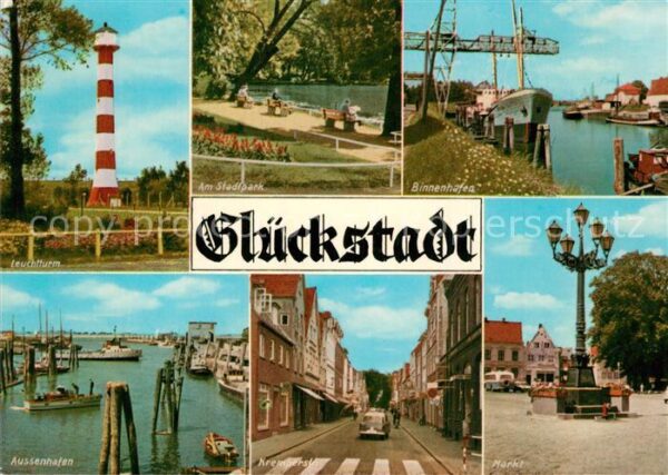 Glueckstadt Leuchtturm Stadtpark Binnenhafen Aussen