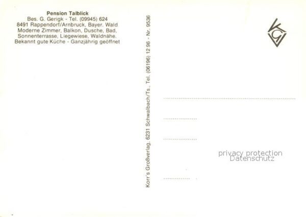 Rappendorf Pension Talblick Gaststube – Bild 2