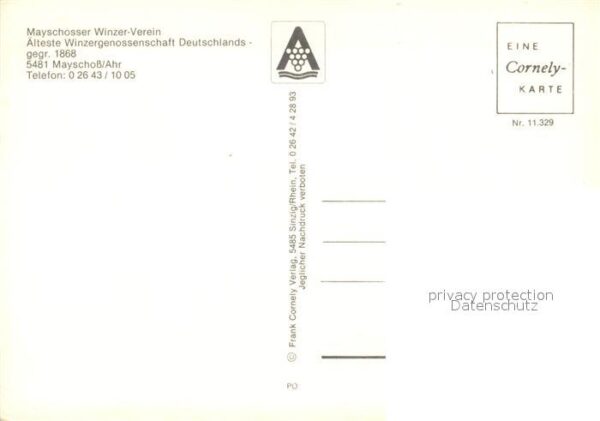 Mayschoss Panorama Mayschosser Weinkeller Gastrau – Bild 2