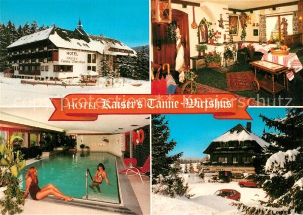 Breitnau Hotel Kaisers Tanne Wirtshaus Gaststube