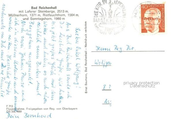 Bad Reichenhall Fliegeraufnahme mit Loferer Steinberge – Bild 2
