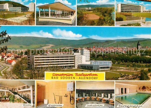 Bad Sooden-Allendorf Sanatorium Balzerborn Halle Gussraum In