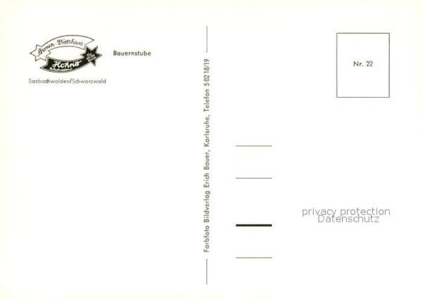 Sasbachwalden Sternen Wirtshaus Hohritt Bauernstube – Bild 2