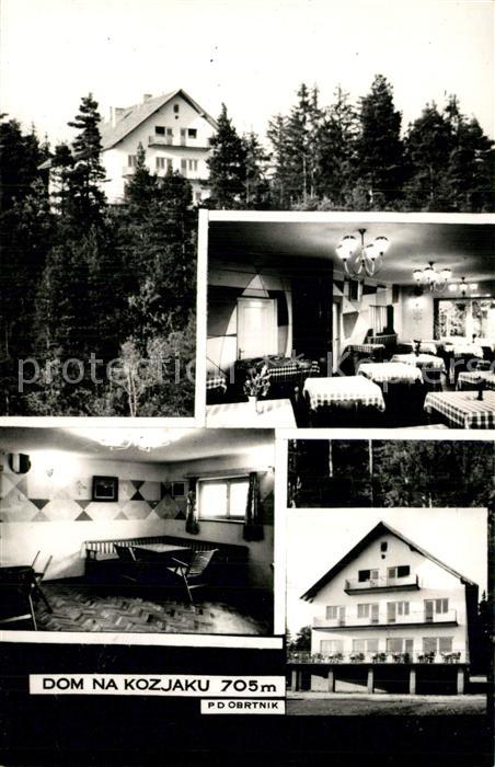 Jugoslawien Yugoslavie Dom na Kozjaku Berghotel Restaurant