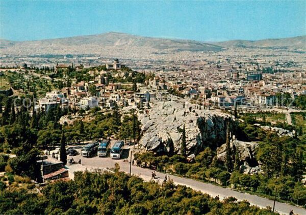 Athenes Athen Tribune of Arios Pagos and view of the
