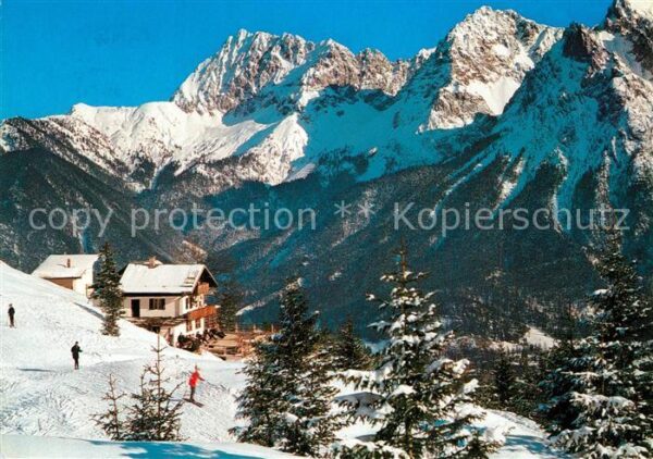 Mittenwald Bayern Wintersportplatz am Kranzberg Kranzberg