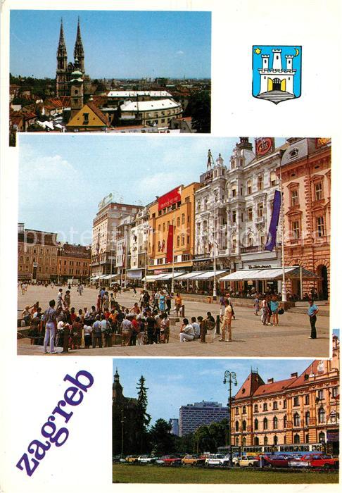 Zagreb Stadtansichten Kirche Innenstadt