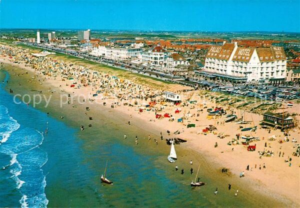 Noordwijk aan Zee  Strand Hotels Fliegeraufnahme