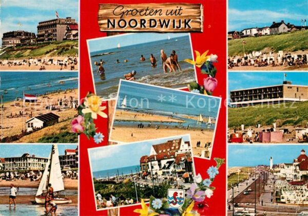 Noordwijk aan Zee  Strand Promenade Hotels Segeln