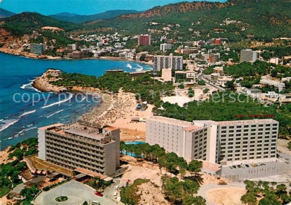 Paguera Mallorca Islas Baleares Hotels Strand Küste Fliegeraufnahme