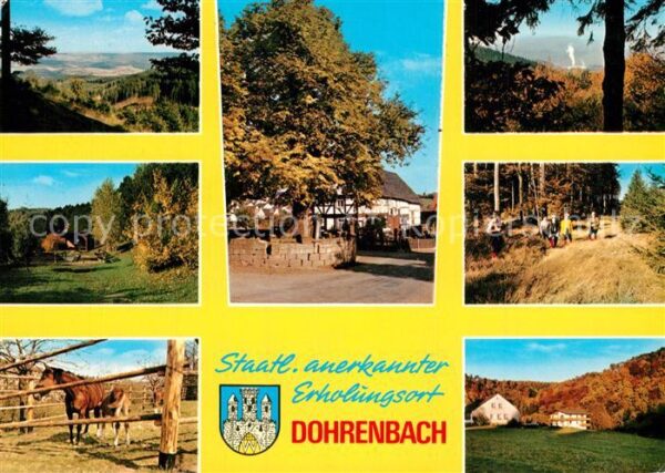 Dohrenbach Landschaftspanorama Waldidylle Dorfmoti