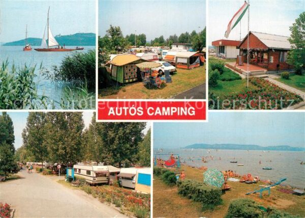 Balaton Plattensee Auto Camping Segeln