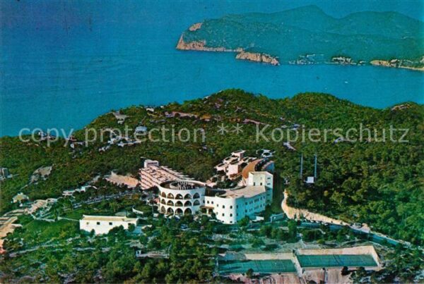 Paguera Mallorca Islas Baleares Hotel Club Galatzo Fliegeraufnahme