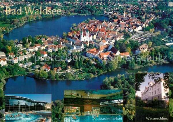 Bad Waldsee Fliegeraufnahme Kurort Waldseetherme Ma