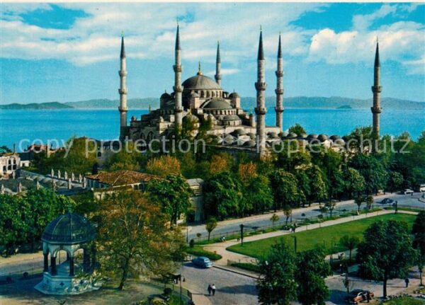 Istanbul Constantinopel Blue Mosque Blaue Moschee