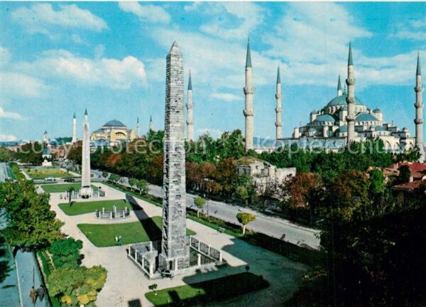 Istanbul Constantinopel Sultan Ahmet Mosque and Saint Sophia