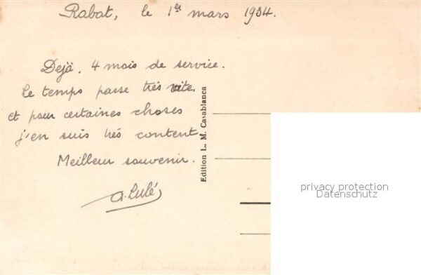 Casablanca Rue Defly Dieude et Cathedrale – Bild 2