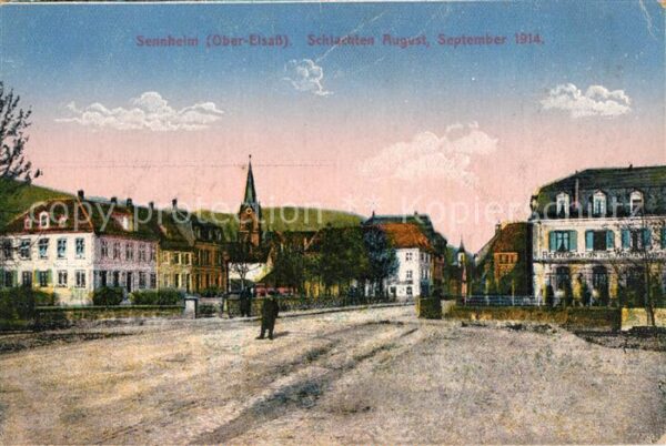 Sennheim Schlachten August September 1914
