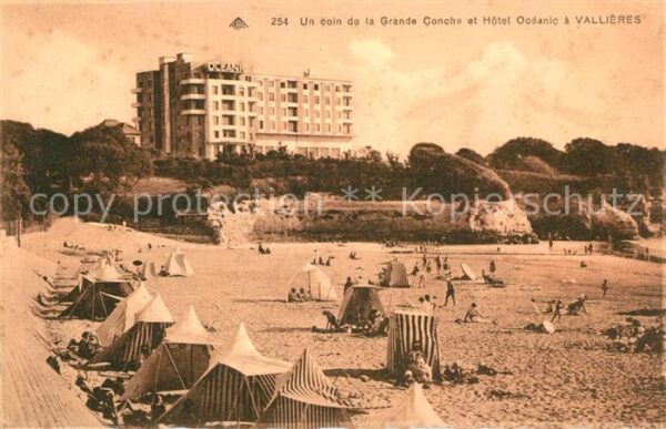 Vallieres Saint-Georges-de-Didonne Un coin de la Grande Conche Hôtel Océan