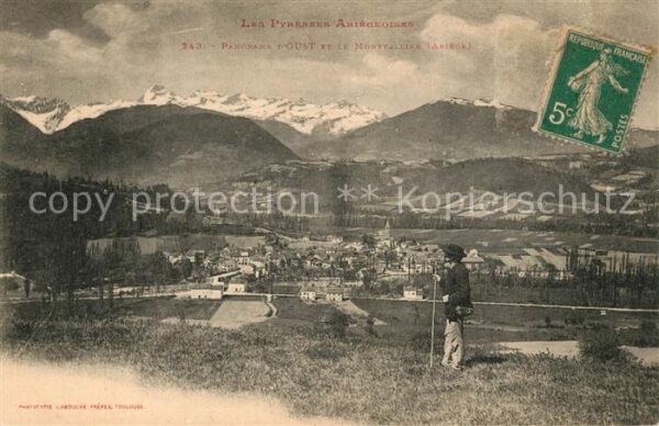 Oust Panorama et le Mont Vallier Pyrénées Ar