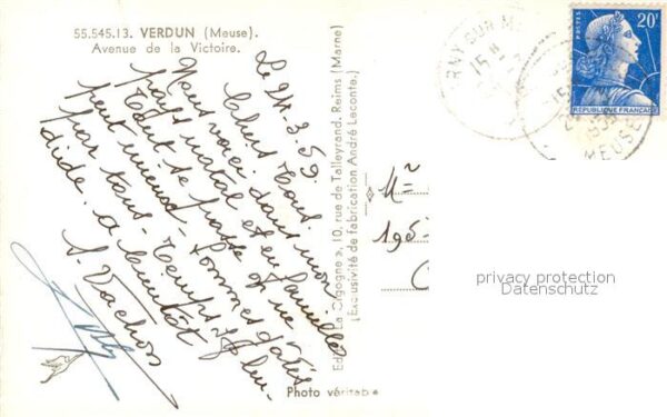 VERDUN Meuse Avenue de la Victoire – Bild 2