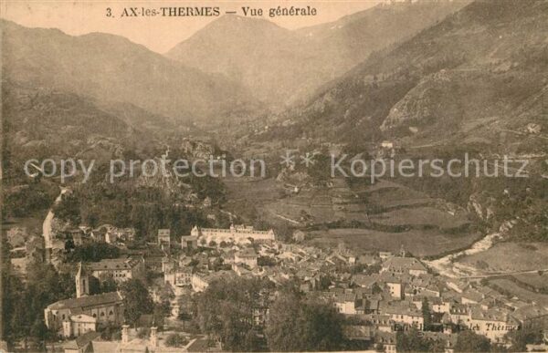 Ax-les-Thermes Vue Generale