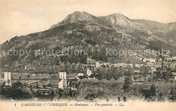 Montpezat-sous-Bauzon Vue Generale