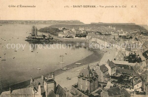 Saint-Servan Ille-et-Vilaine Vue Generale de la cité