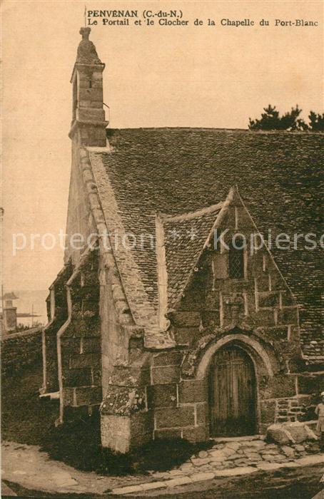 Penvenan Portail et Clocher de la Chapelle du Po