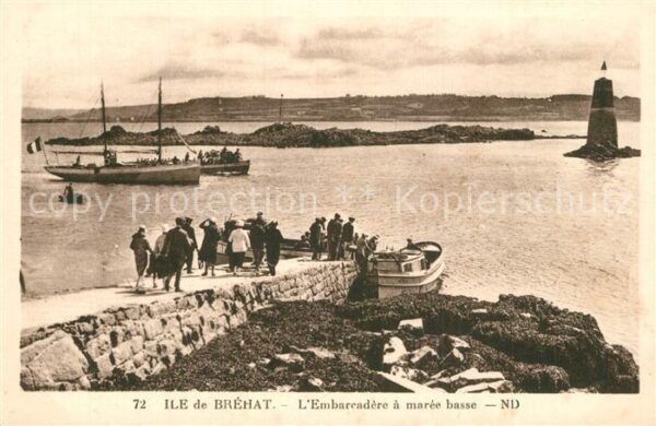 Ile-de-Brehat Embarcadère a marée basse