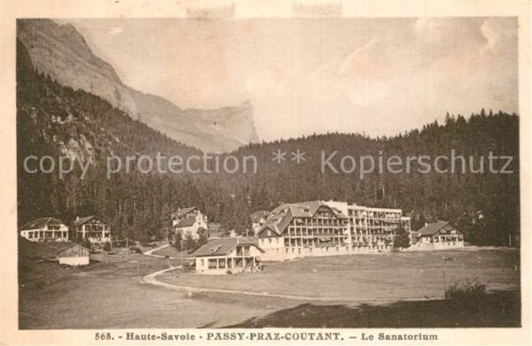 Passy Bonneville Sanatorium Praz Coutant Alpes