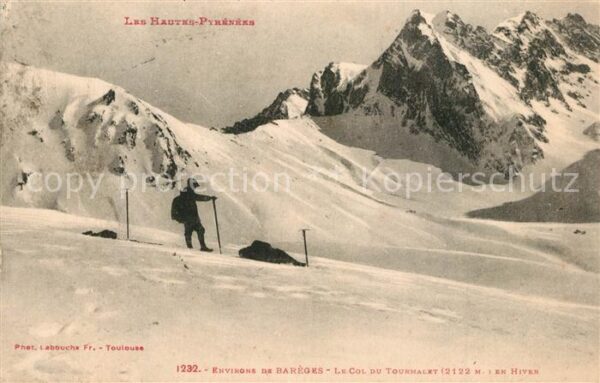 Bareges Col du Tourmalet en hiver Pyrénées