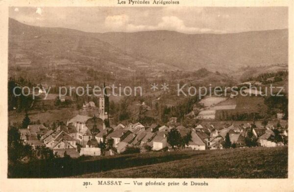 Massat Vue Generale prise de Dounès