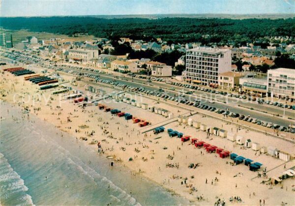 Saint Jean de Monts La plage vue aérienne
