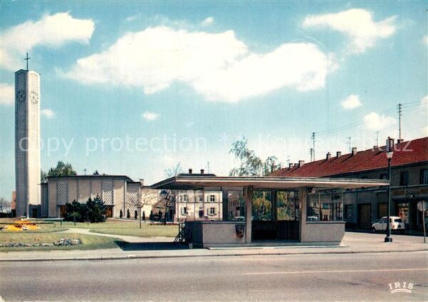 Wittenheim Eglise et Place Thiers