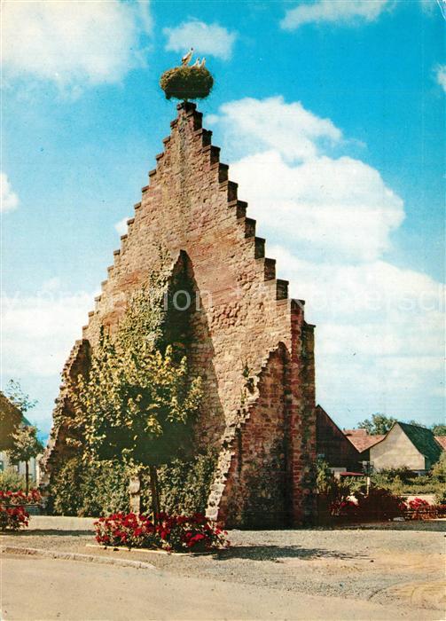 Ostheim Haut Rhin Elsass Nid de cigognes